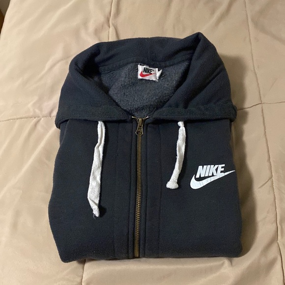 Mens Used 2x Nike Sweatsuit Zip Up Top 